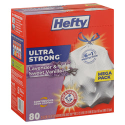 Hefty Lavender & Sweet Vanilla Tall Kitchen Bags - 80 CT 3 Pack