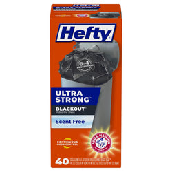 Hefty Scent Free Tall Kitchen Bags - 40 CT 6 Pack