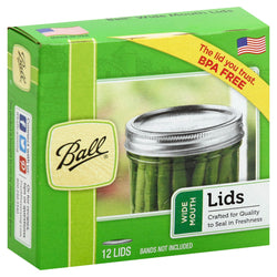 Ball Wide Mouth Lids - 12 CT 24 Pack