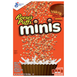 General Mills Reese's Puffs Minis Cereal - 11.7 OZ 12 Pack