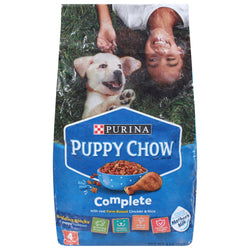 Purina Complete With Real Farm-Raised Chicken & Rice Puppy Food - 4 LB 4 Pack
