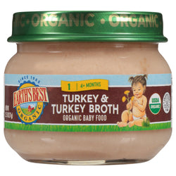 Earth's Best Turkey & Turkey Broth Baby Food - 2.5 OZ 10 Pack
