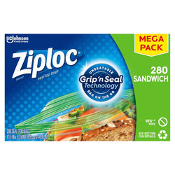 Ziploc Sandwich Bags - 280 CT 9 Pack