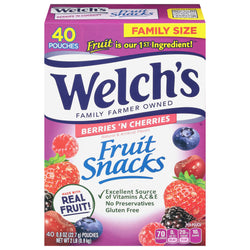 Welch's Berries & Cherries Fruit Snacks - 32 OZ 6 Pack