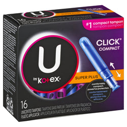 U By Kotex Super Plus Tampons - 16 CT 8 Pack