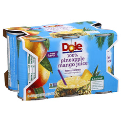 Dole 100% Pineapple Mango Juice - 36 FZ 8 Pack