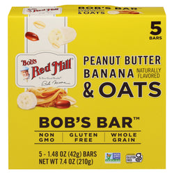Bob's Red Mill Peanut Butter Banana And Oats Bar - 7.4 OZ 6 Pack