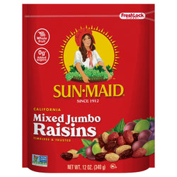Sunmaid Mixed Jumbo Raisins - 12 OZ 10 Pack