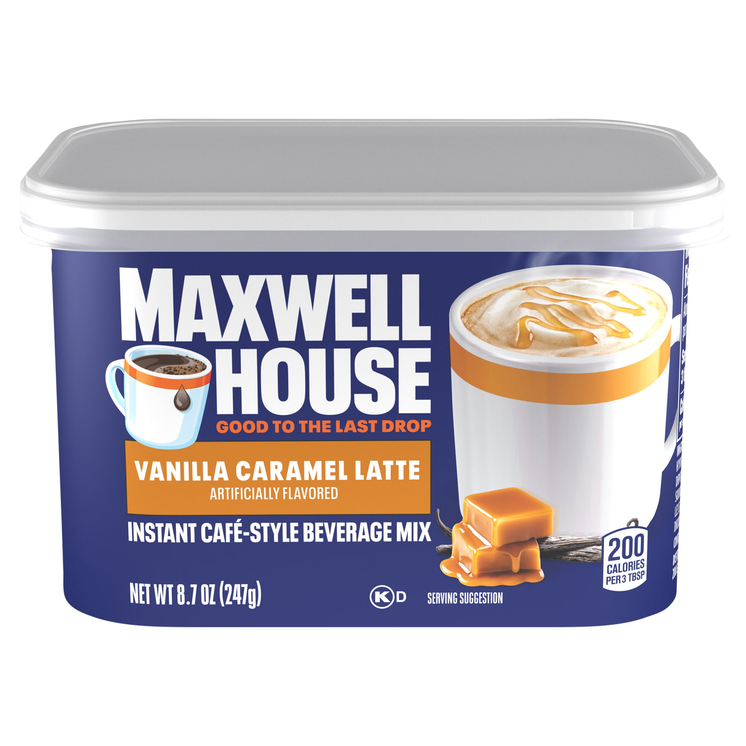 Maxwell House International Cafe Coffee Drink Mix Vanilla Caramel