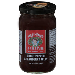 Melinda's Ghost Pepper Strawberry Jelly Preserves - 15.5 OZ 6 Pack