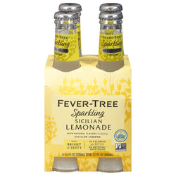 Fever-Tree Sparkling Sicilian Lemonade - 27.2 FZ 6 Pack