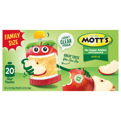 Mott's Apple Sauce No Sugar Added- 64.0 OZ 2 Pack