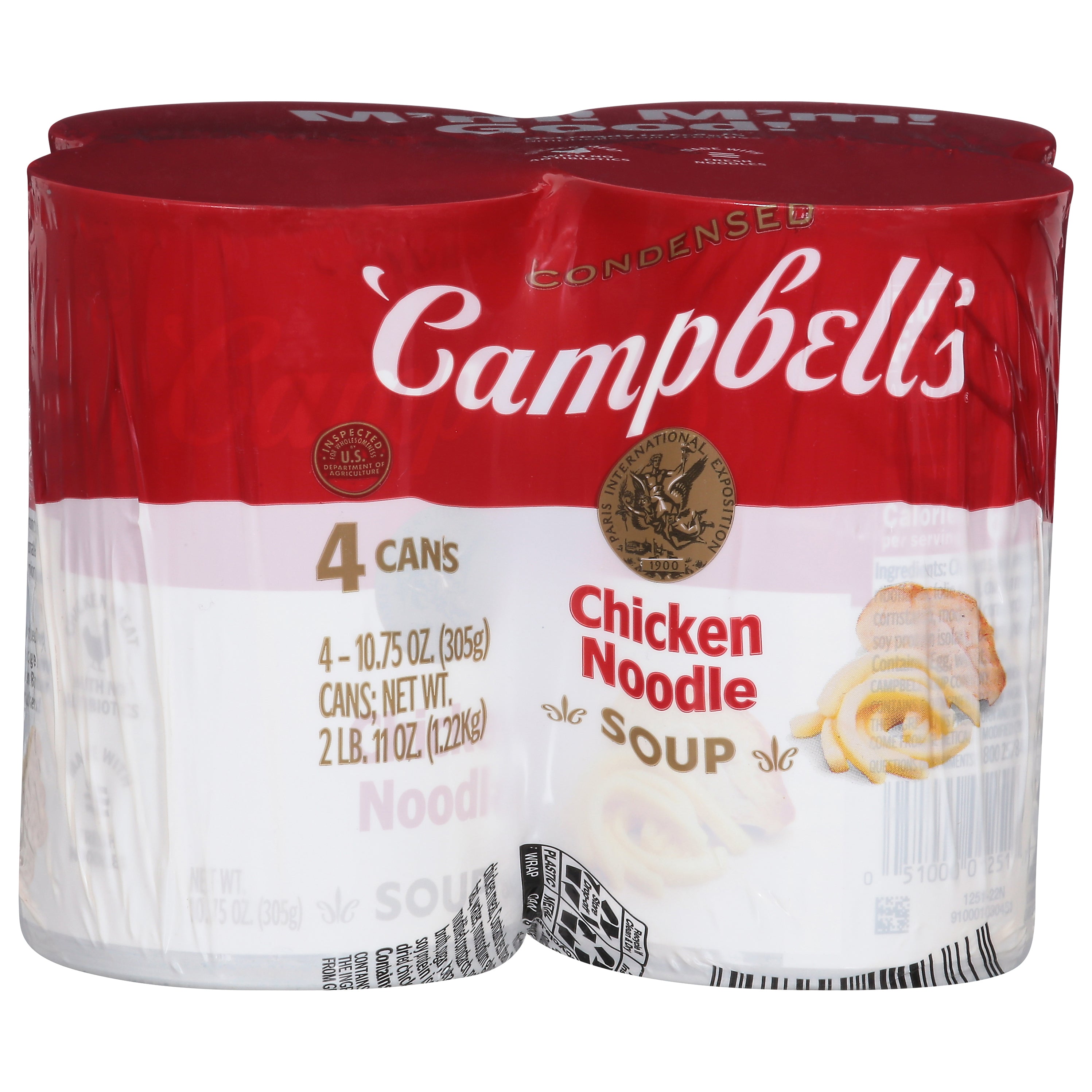 Campbell's Red & White Chicken Noodle Soup - 43 OZ 6 Pack