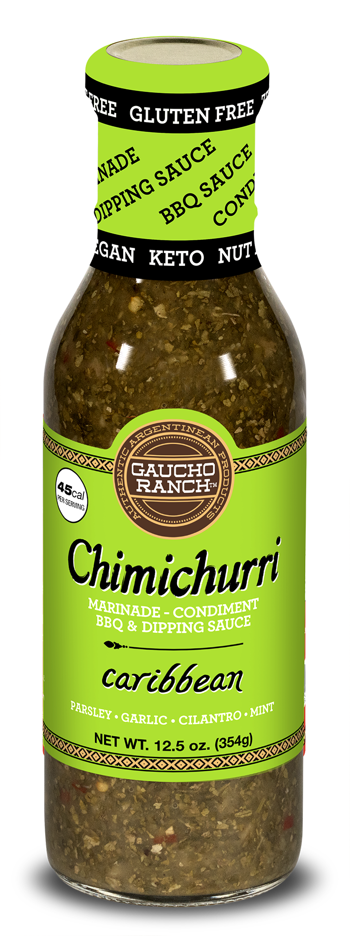 CORDOBA FOODS Gaucho Ranch Chimichurri, Caribbean Flavor OZ