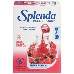 Splenda Peel & Pour Fruit Punch Pods - 8.1 FZ 6 Pack