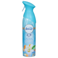 Febreze Air Mist Refresh And Energize Air Freshener - 8.8 OZ 6 Pack