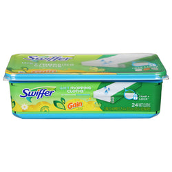 Swiffer Cleaner Wet Cloth With Gain - 24 CT 6 Pack
