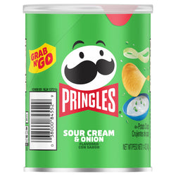 Pringles Grab N' Go Sour Cream And Onion Crisps - 1.31 OZ 12 Pack