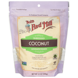 Bob's Red Mill Shredded Unsweetened Coconut - 12.0 OZ 4 Pack
