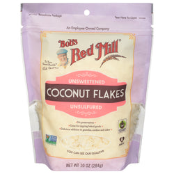 Bob's Red Mill Unsweetened Coconut Flakes - 10.0 OZ 4 Pack