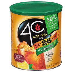 4C Iced Tea Mix With Stevia Natural Lemo - 36.9 OZ 3 Pack