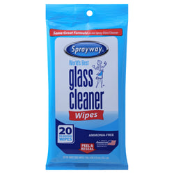 Sprayway World's Best Glass Cleaner Wipes - 20 OZ 12 Pack