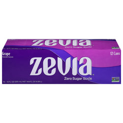Zevia Soda Grape - 144 FZ 2 Pack