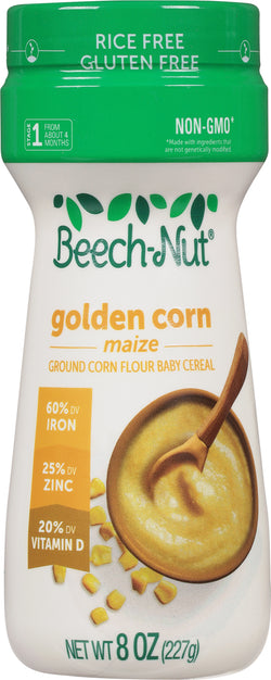 Beech Nut Golden Corn Cereal Canister - 8 OZ 6 Pack