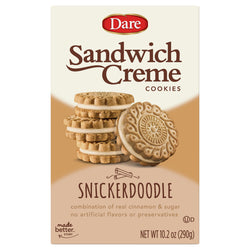 Dare Snickerdoodle Sandwich Creme Cookie - 10.2 OZ 12 Pack