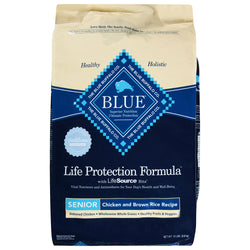 Blue Buffalo Life Protection Senior Chicken and Brown Rice Recipe - 15 LB 1 Pack