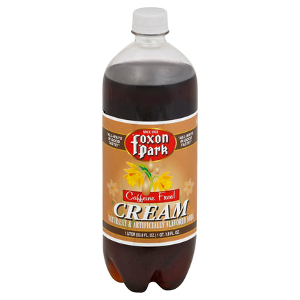 Foxon Park Cream Soda - 33.8 FZ 12 Pack