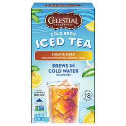 Celestial Seasonings Cold Brew Iced Tea Half & Half- 18 CT 6 Pack