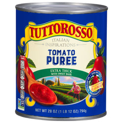 Tuttorosso Tomato Puree Extra Thick - 28 OZ 6 Pack