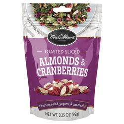 Mrs Cubbison's Almonds & Cranberries Toasted Sliced - 3.25 OZ 9 Pack