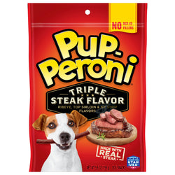 Pup-Peroni Triple Steak Flavor - 5.6 OZ 8 Pack