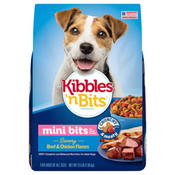 Kibbles 'N Bits Small Dog Food Mini Bits - 3.5 LB 4 Pack