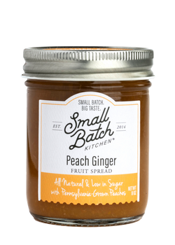 Small Batch Kitchen Peach Ginger Fruit Spread - 8 OZ 6 Pack