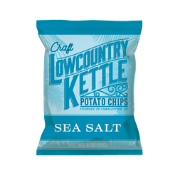 Lowcountry Kettle Potato Chips Sea Salt Kettle Chips - 2 OZ 24 Pack