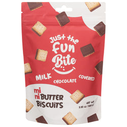 Just The Fun Part Milk Chocolate Biscuits - 3.53 OZ 6 Pack