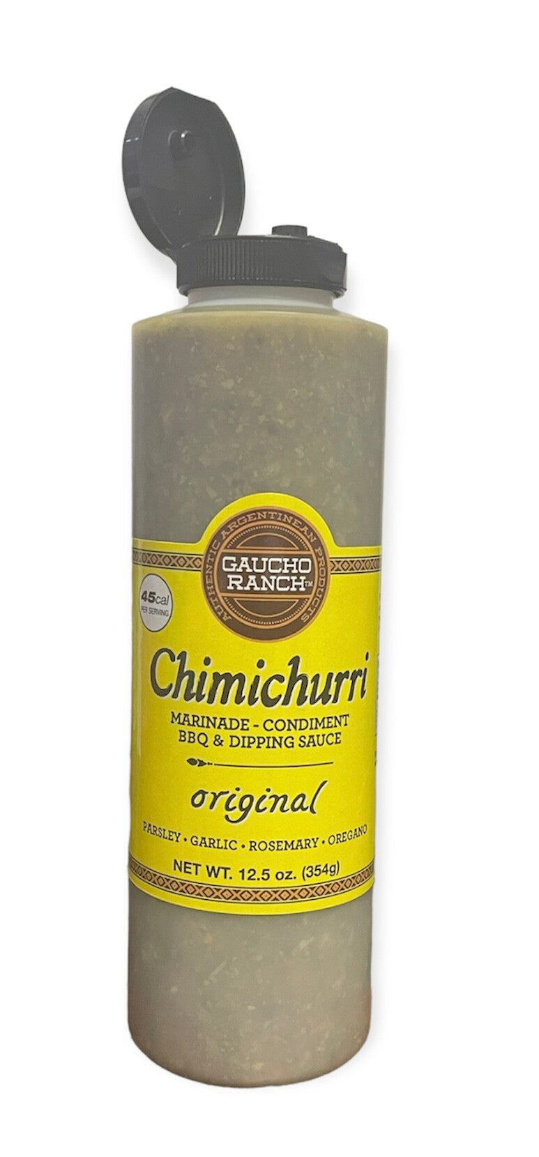 Gaucho Ranch Chimichurri Original Squeeze Bottle 17 OZ 12 Pack