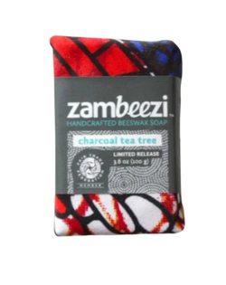 Zambeezi Charcoal Tea Tree Soap Bar - 3.6 OZ 6 Pack
