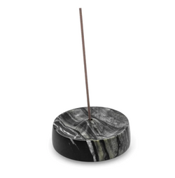 Bursera Marble Incense Holder- Black - 1 EA 30 Pack