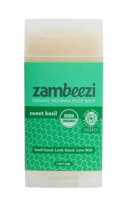 Zambeezi Sweet Basil Body Balm - 2.65 OZ 5 Pack
