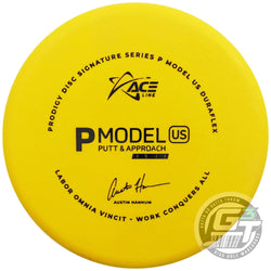Prodigy Limited Edition 2022 Signature Series Austin Hannum Ace Line DuraFlex P Model US Putter Golf Disc