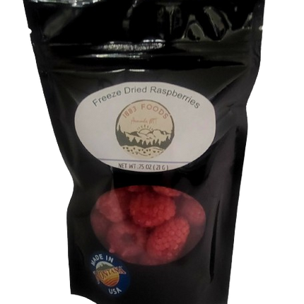 1883 Foods Freeze Dried Raspberries - 0.75 OZ 18 Pack