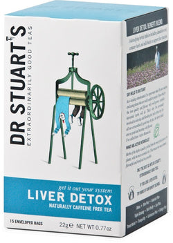 LBB Imports DR STUART'S CAFFEINE FREE LIVER DETOX - 0.77 OZ 4 Pack