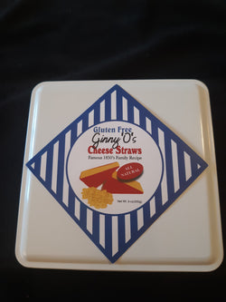 Ginny'O's GF Cheese Straw Tin - 9 OZ 6 Pack