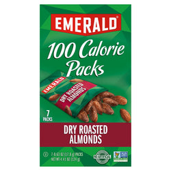 Emerald Nuts 100 Calorie Packs Dry Roasted Almonds - 4.41 OZ 12 Pack