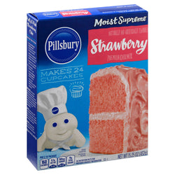 Pillsbury Moist Supreme Strawberry Cake Mix - 15.25 OZ 12 Pack