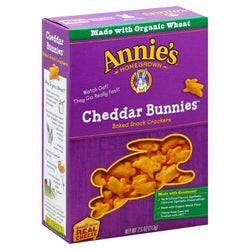 Annie's Homegrown Crackers Bunnies Cheddar - 7.5 OZ 12 Pack